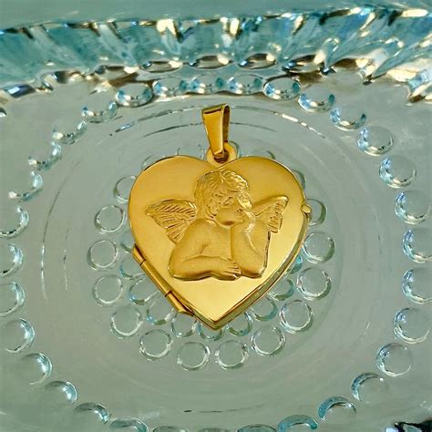 The Myhwh 7 Valuable Cherub Amulet Heart Locket: A Symbol of Faith and Hope